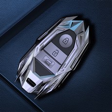 [국내배송] CRONIC401 크로니클 기아 KIA 메탈 키케이스 키홀더 키링, 크로니클 기아 A타입, 그레이
