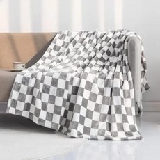 버팔로 격자 무늬 양모 담요 격자 무늬 플란넬 담요 부드러운 벨벳 경량 극세사 소파 담요