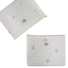 모모나무 내추럴파우치 기저귀파우치 화장품파우치, 1.내추럴파우치(앵두)