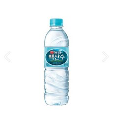 농심 백산수 유/무라벨 랜덤, 20개, 500ml