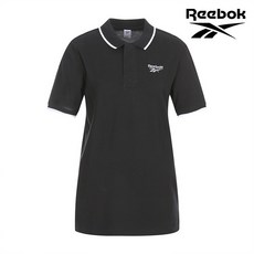 리복 여성 클래식 폴로 반팔 티셔츠 CL D POLO SHIRT RETS1F001BK