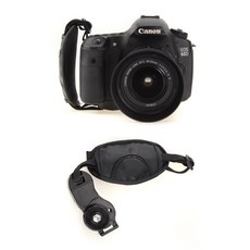 DSLR 카메라 핸드 그립 스트랩 가죽 손잡이 캐논 니콘, 1개