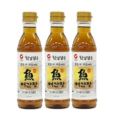 일루몬트 청정원 햇살담은 어간장 410ml, 3개