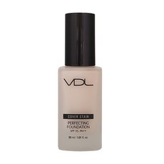 VDL 커버스테인 퍼펙팅 파운데이션 30ml(SPF35) 커버력 밀착력 좋은 파운데이션 극강의 커버력 도자기피부 완성 가능, M01, 1개