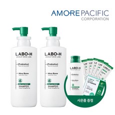 라보에이치 두피강화 샴푸 400mlX2개+180ml+6mlX5개+비오틴5정, 2개, 400ml