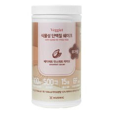 휴닉 베지어트 식물성 단백질쉐이크 언스위트 카카오맛, 1개, 810g