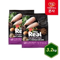 더리얼 캣 그레인프리 크런치 닭고기 키튼 3.2kg, 없음