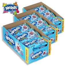 너드 구미 클러스터 베리베리 츄이캔디 3oz(85g) 12팩입 Nerds Gummy Clusters very berry Candy 3oz/85g 12 packages