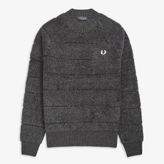 [본사정품] 프레드페리 [Authentic] Textured Crew Neck Sweater(I65)