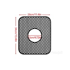 실리콘 싱크대 매트 다기능 주방 바닥 보호 싱크 그리드, 2.middle-center bl.., 1개