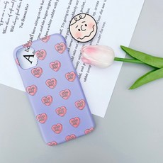 hugme 퍼플 휴대폰 무광 하드케이스 갤럭시 아이폰