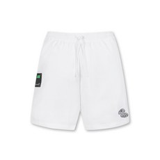 GOLDEN BEAR [Unisex] Footprint Logo Seersucker Shorts_G4PAM24081WHX 332252 - 골든베어반바지