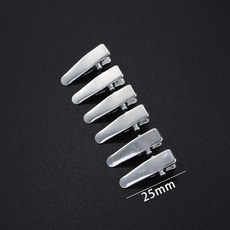 DIY 헤어 클립용 싱글 프롱 클립 악어 머리핀 치아 블랭크 세팅 주얼리 제작 베이스 25mm 30mm 35mm 45mm 5, 05 25mm