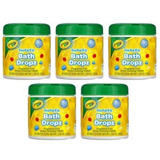 Crayola Color Bath Dropz 크레욜라 컬러 바스 드롭 입욕제 60알 5통, 5팩