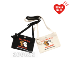 휴먼메이드 미니 숄더백 화이트 블랙