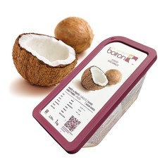 1706. boiron 코코넛 냉동퓨레 1kg [하절기 아이스박스 무료], 1개