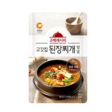 청정원 고깃집 된장찌개 양념, 130g, 4개