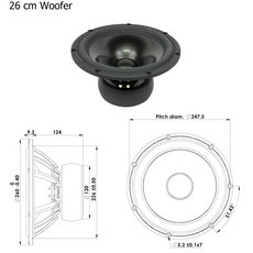 코일스피커 SCP-01 알루미늄 콘 티타늄 보이스 코일 우퍼 스피커 10 인치 26W4867T 1167T00 4ohm 8o, 02 26W8867T00 8ohm_01 1PCS