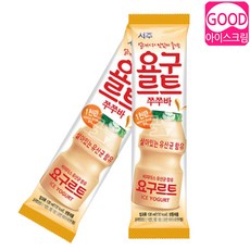 아이푸드 요구르트 쭈쭈바 35개 한박스 아이스크림, 130ml