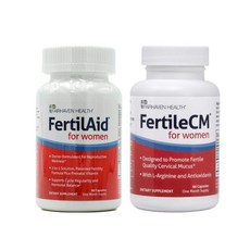 Fairhaven Health 2종 페어헤븐헬스 여성 임신 준비 세트 포 우먼 퍼틸에이드 퍼틸 씨엠, 1개, 퍼틸에이드 퍼틸씨엠