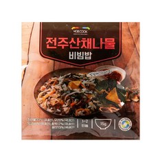 전주산채나물 비빔밥 15g(1~2인용), 1개, 본상품선택, 15g