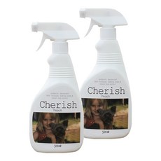 체리쉬 애완동물 탈취제, 복숭아, 2개, 500ml