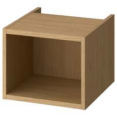 이케아 하가온 벽 선반장 공간박스 수납장 참나무무늬 40x48x33cm, 105.355.20