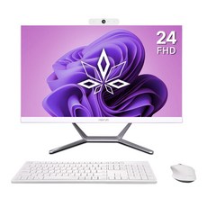 뷰라이프 24형 27형 웹캠 일체형PC 인텔 I7-13 윈도우11 포함 무선키보드마우스 증정, WIN11 Pro, 화이트, 터치 X(기본형), 256GB, AP-238TD, 32GB