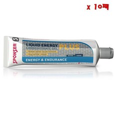 스위스 SPONSER Liquid Energy Plus 스폰서 리퀴드 에너지 플러스 콜라레몬 에너지젤 70g 10팩, 10개