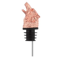 바텐더 마개 액세서리 헤드 바 주방 푸어 용품 울프 와인 병 입 도구, Rose Gold, 1개