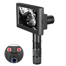 휴대용 야간 투시경 850nm 적외선 led + IR 손전등 카메라 야외 스코프 방수 야생 동물 트랩 카메라 A|나이트 비전|, 1개, 단일