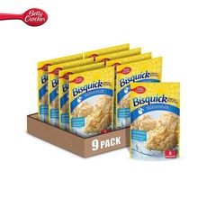 Bisquick Buttermilk Complete Biscuit Mix 비스퀵 버터밀크 비스킷 믹스 7.5oz (212g) 9팩, 9개, 219g