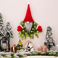 인싸모여 벽걸이 크리스마스트리 +앵두 조명, 엘프 벽걸이 트리