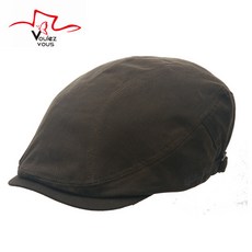[불레부] 아델리오(wax)cap 클래식한 고급 모 왁스소재 헌팅캡