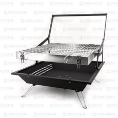 앞뒤 회전 바베큐그릴 야외 그릴 숯불 캠핑 화로대, SKJ-012, 1개