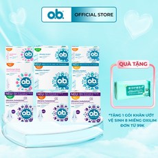 [o.b/오비] 편리하고 안전한 독일산 탐폰 생리대 모음, C-4G-56개, 1개