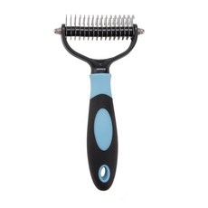 pet dog brush hair remover cat comb for long hair curly dogs 고양이 제거 언더코트 pet brush rake dematting br, 1개