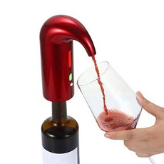 휴대용 스마트 전기 와인 디켄터 자동 레드 와인 Pourer Aerator Decanter Dispenser, 1, 1개