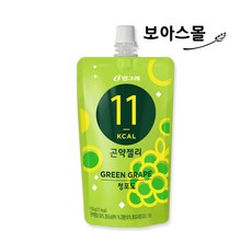빙그레 11kcal 곤약젤리 청포도 130g 15개