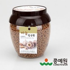 [콩예원] 마늘청국환 500g 청국장 발효식품 발효콩 다이어트, 1개