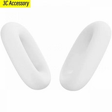 에어팟 맥스 케이스 소프트 투명 이어폰 애플 글리터 실리콘 스크래치 방지 커버 2024, A pair ear caps_2_For Airpods