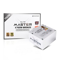 몬스타 가츠 MASTER X X750W 80PLUS 브론즈, 화이트