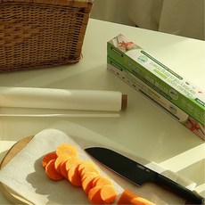 국내생산 식물유래 친환경 옥수수콘 위생 롤도마 미세플라스틱제로 슬라이드커터 1개/2개, 1개, 01. 잘라쓰는 롤도마