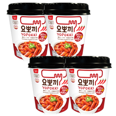 요뽀끼 화끈하고 매운 떡볶이 컵, 120g, 24개