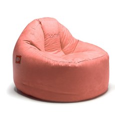 보니타 빈백 대형 블루밍 B807 스웨이드 소파, 핑크