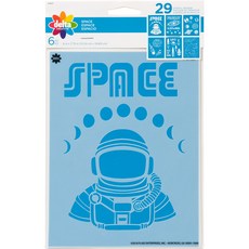 스텐실도안 Space 4847, 1개 - 스커트도안