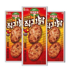 롯데웰푸드 편의점 핫바 직꾸닭 매콤레드 100g 10개 닭 꼬치 피시방 캠핑 후랑크 프랑크 소시지