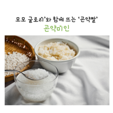 국내산 곤약쌀 다이어트 식단 예쁜 여름 식단 곤약미인 식단 빠른 배송, 1개, 500g