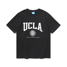 유씨엘에이(UCLA) 빅 로고 반팔 티셔츠[BLACK](UY5ST9M_39)