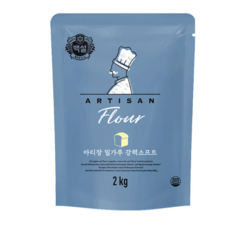 CJ백설 아티장 밀가루 강력소프트 2kg, 1개
